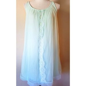 Vintage Gaymode Penneys Chiffon Nightgown size M